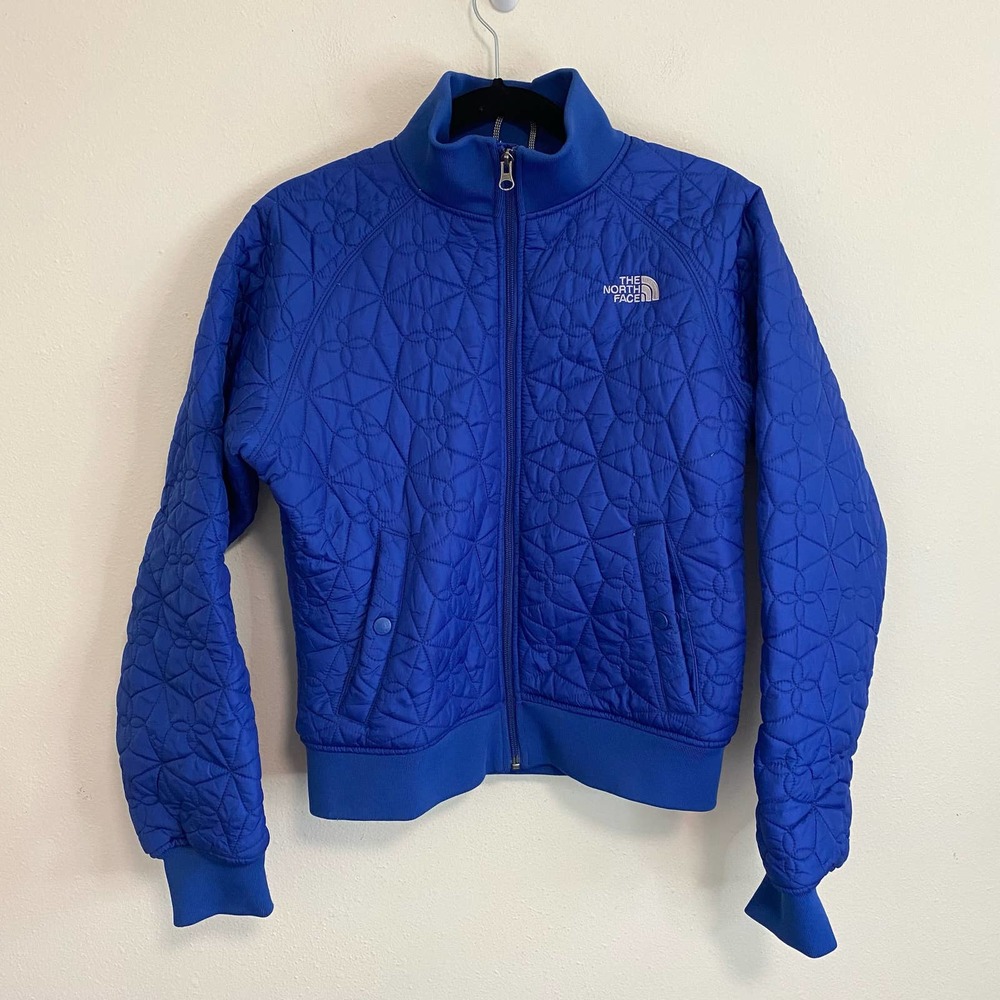 The North Face Blue Quilted Puffer Jacket